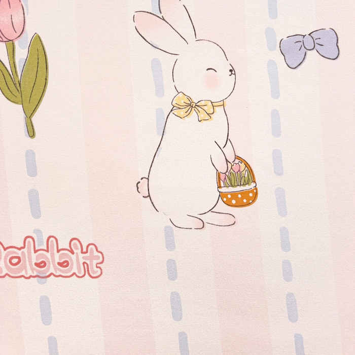 91家纺网 家纺一手货源 找家纺 极梦家纺（支持定制）  2025新款春秋130克加厚植物羊绒磨毛印花单床裙三件套 爱伊菲兔