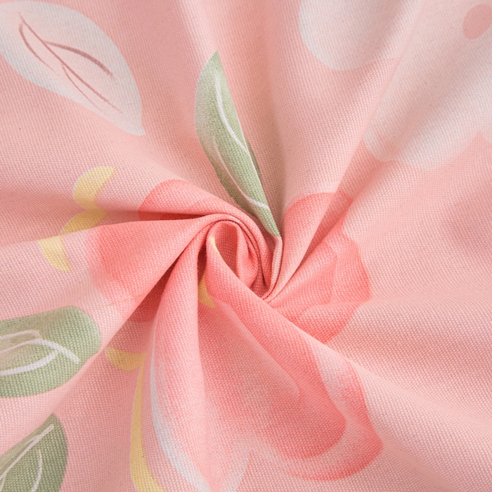 91家纺网 家纺一手货源 找家纺 棉乐町家居  2025新款原棉粗布床笠 面朝花海