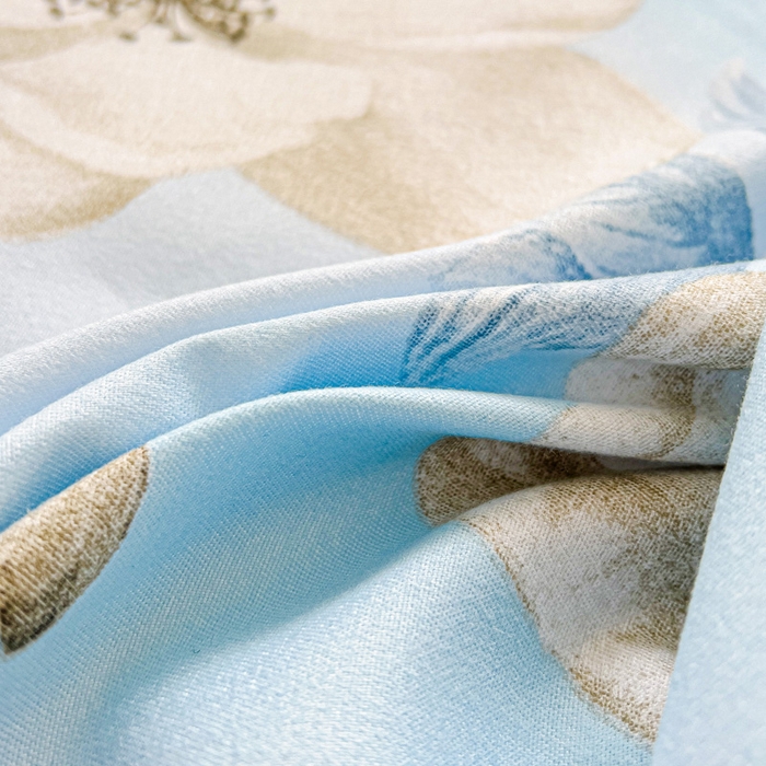 91家纺网 家纺一手货源 找家纺 极梦家纺（支持定制）  2025新款春秋130克加厚植物羊绒磨毛印花单床裙三件套 美兮浅香