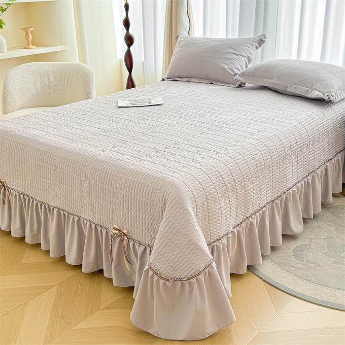 91家纺网 家纺一手货源 找家纺 恒爱家纺 2025糯糯棉庄生梦蝶单床盖 庄生梦蝶-浅灰