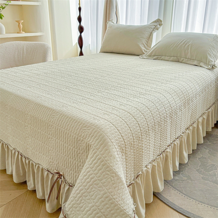 91家纺网 家纺一手货源 找家纺 恒爱家纺 2025糯糯棉庄生梦蝶单床盖 庄生梦蝶-翠绿