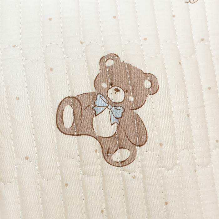 91家纺网 家纺一手货源 找家纺 恒尚居 2025新款全棉床盖床单小清新床垫床褥垫-跑量（四季款） 芭比熊