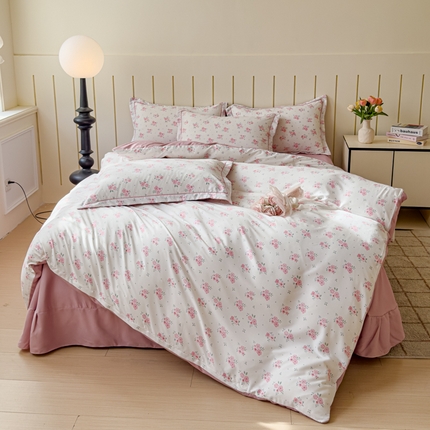 91家纺网 家纺一手货源 找家纺 （总）可思家纺2025新款可思-简单款双层纱套件