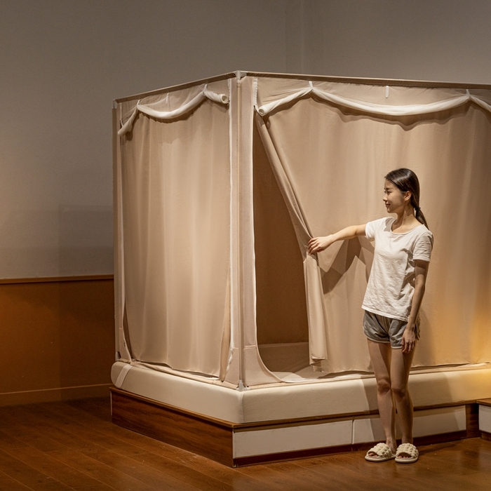 91家纺网 家纺一手货源 找家纺 飞轮海 2025新款全包遮光防蚊蚊帐Z31 香槟