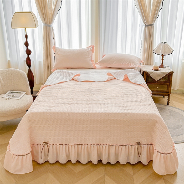 91家纺网 家纺一手货源 找家纺 恒爱家纺 2025新款糯糯棉庄生梦蝶夏被床盖四件套-终版 庄生梦蝶-美人玉