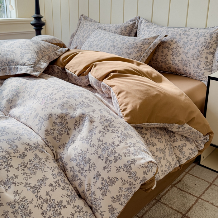 91家纺网 家纺一手货源 找家纺 可思家纺2025新款可思-简单款双层纱套件 木兮