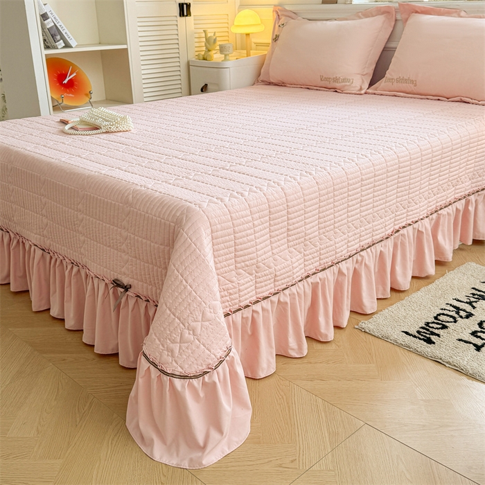 91家纺网 家纺一手货源 找家纺 恒爱家纺 糯糯棉闪耀单床盖 闪耀-豆粉