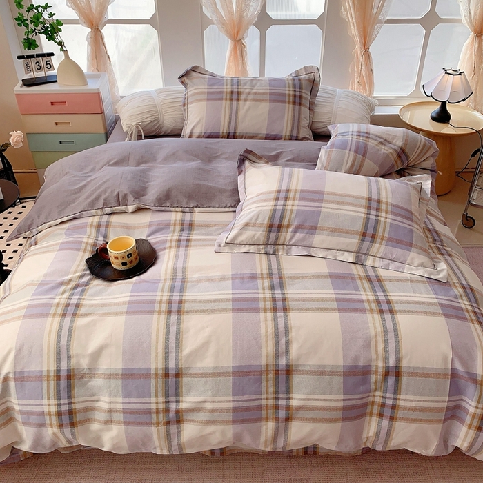 91家纺网 家纺一手货源 找家纺 奈萝家纺2025新款全棉 小号三件套 标准四件套 青春格调