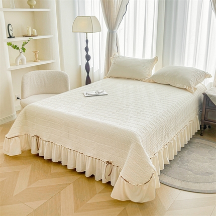 恒爱家纺 2025糯糯棉庄生梦蝶单床盖 庄生梦蝶-米黄