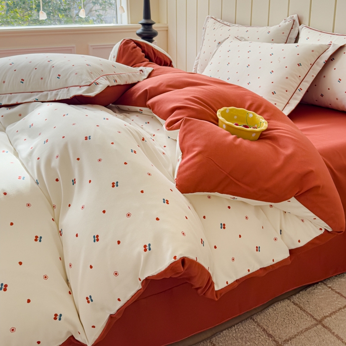 91家纺网 家纺一手货源 找家纺 可思家纺2025新款可思-简单款双层纱套件 小确幸