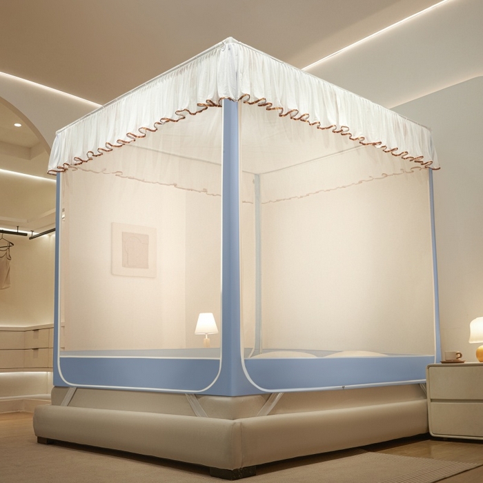 91家纺网 家纺一手货源 找家纺 卓尔居 （总）2025新款成人坐床床帘系列蚊帐