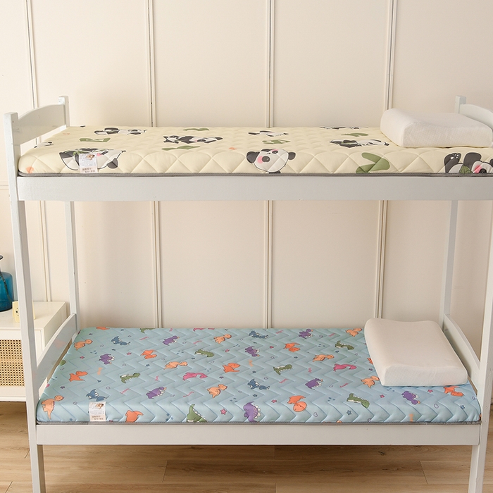 91家纺网 家纺一手货源 找家纺 亿丁点床垫 2025新款牛奶丝学生和地铺专用床垫 恐龙