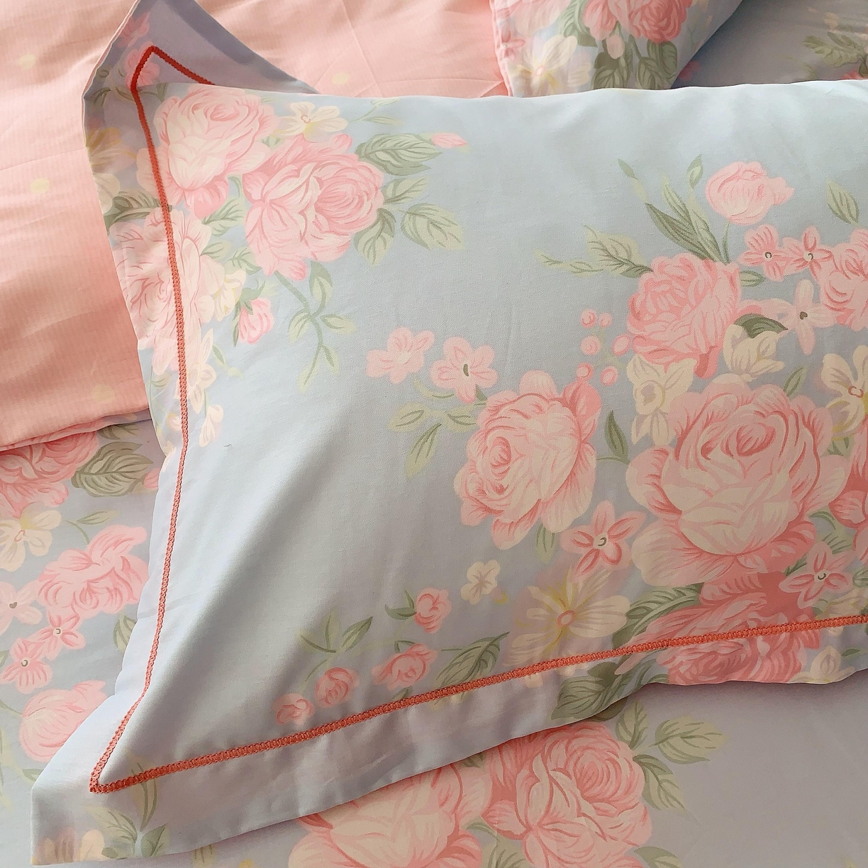 91家纺网 家纺一手货源 找家纺 奈萝家纺 2025新款亲肤小清新全棉四件套 静若幽兰