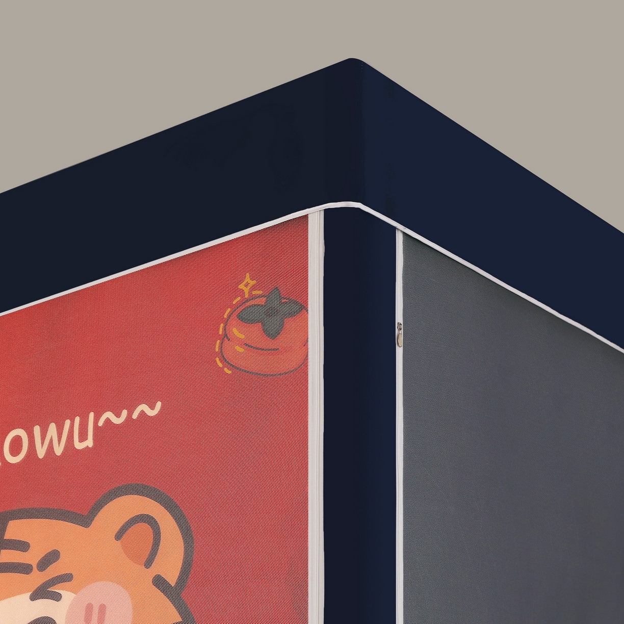 91家纺网 家纺一手货源 找家纺 宝莱利 2025新款学生上下铺蚊帐 06虎虎生威