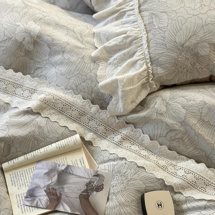 91家纺网 家纺一手货源 找家纺 （总）亲亲公主 2025新款棉麻提花四件套