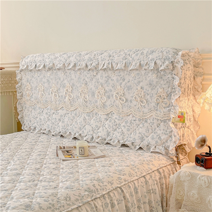 91家纺网 家纺一手货源 找家纺 十个点2025新款亲肤夹棉床头罩 靘芲（qinghua）