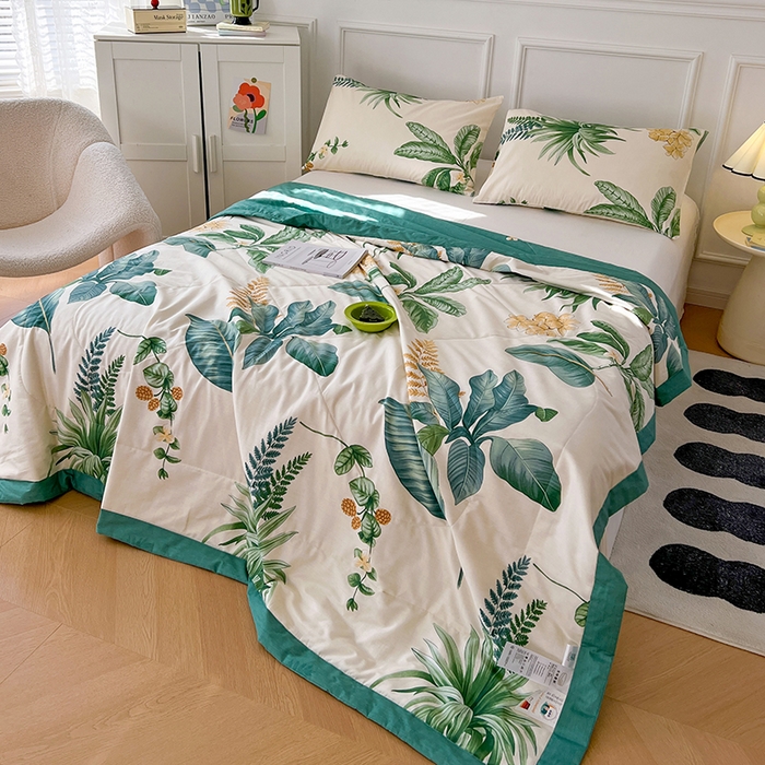 91家纺网 家纺一手货源 找家纺 尊妙被业 2025新款里外全棉印花棉花被纯棉夏被夏凉被全棉棉花夏凉被春兰瑕意