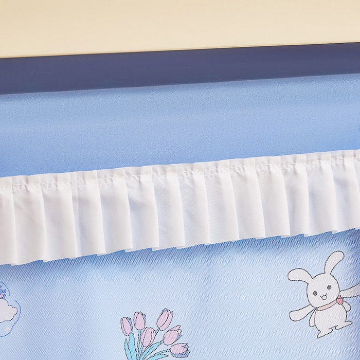 91家纺网 家纺一手货源 找家纺 迪凡保罗蚊帐 2025新款2504专版印花遮光帘上下铺子母蚊帐-城堡款 梦幻少女