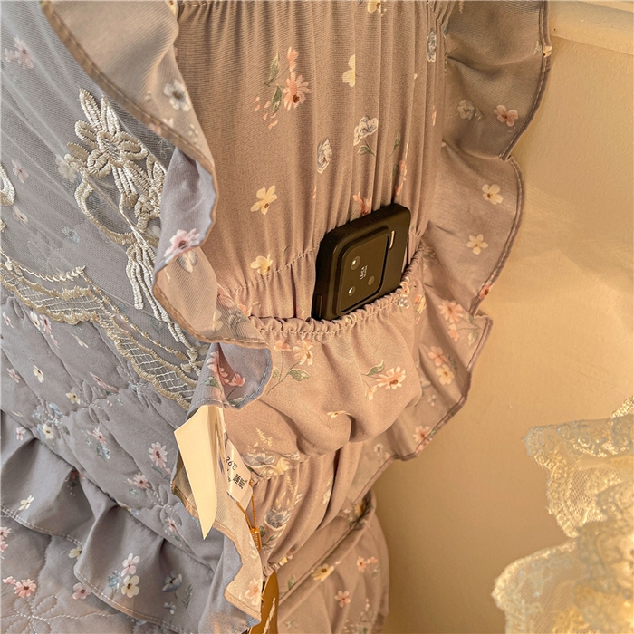 91家纺网 家纺一手货源 找家纺 十个点2025新款亲肤夹棉床头罩 迷迭香