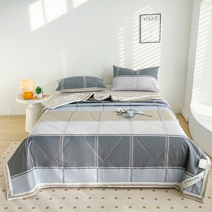 91家纺网 家纺一手货源 找家纺 （总）黛妮雅 2025新款里外全棉印花棉花被纯棉夏被夏凉被空调被 夏被四件套