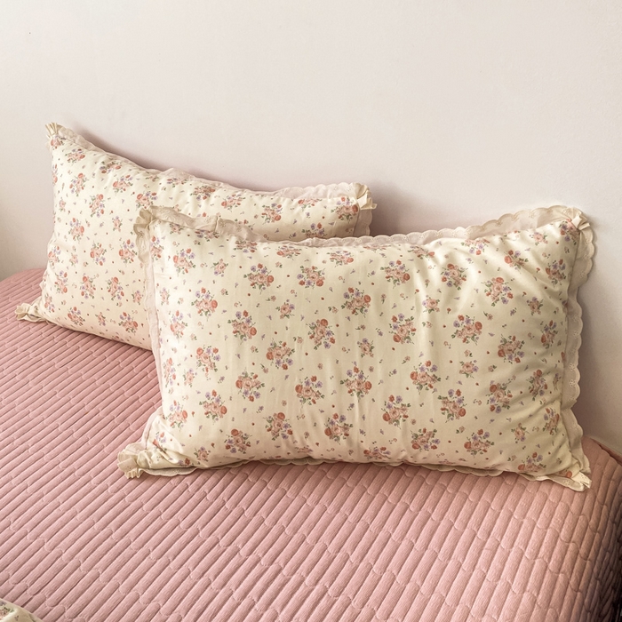 91家纺网 家纺一手货源 找家纺 梦可莱家居 2025新款全棉韩版蕾丝边床盖四件套 巴黎