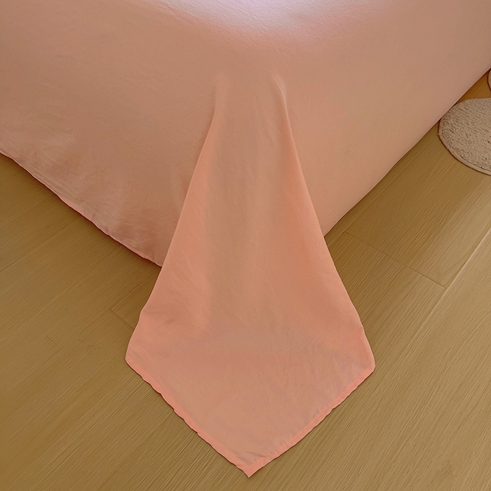 91家纺网 家纺一手货源 找家纺 2025耀达新款舒适水洗棉印花四件套 软萌西高地-印花