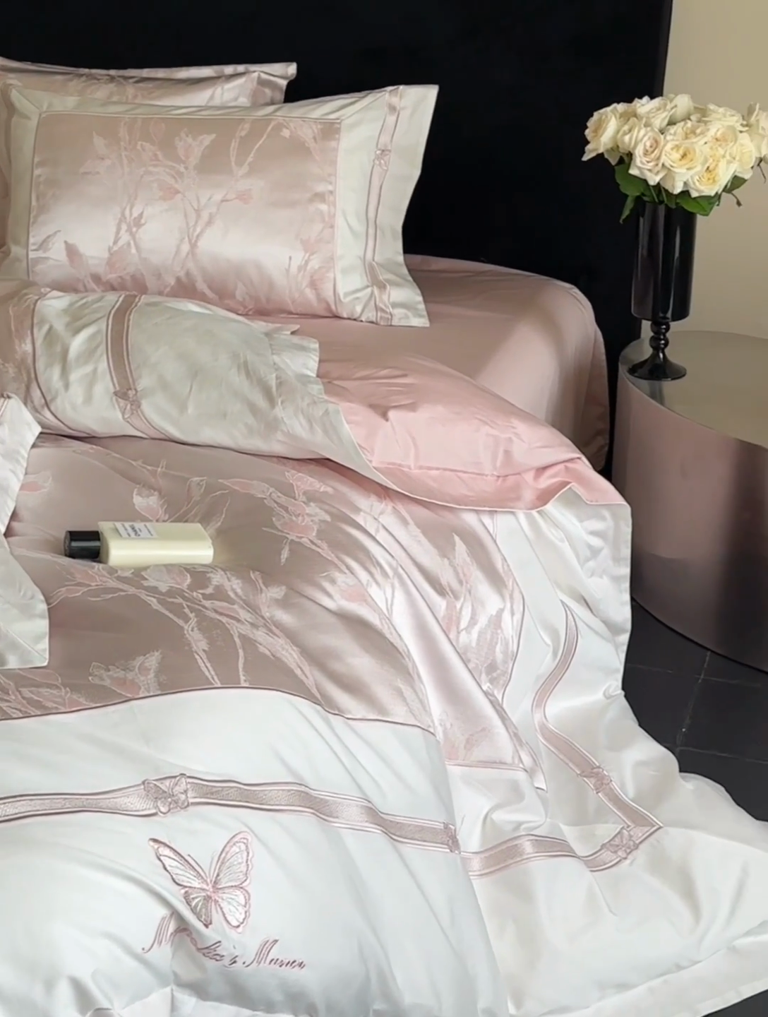 91家纺网 家纺一手货源 找家纺 （总）鹿班家居 2025春夏款高精密锦缎色织大提花长绒棉四件套【标准会员-20元】