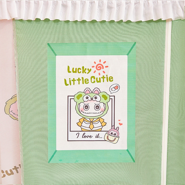 91家纺网 家纺一手货源 找家纺 迪凡保罗蚊帐 2025新款2504专版印花遮光帘上下铺子母蚊帐-城堡款 潮玩俱乐部