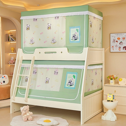 91家纺网 家纺一手货源 找家纺 （总）迪凡保罗2025新款2504专版印花遮光帘上下铺子母蚊帐-常规款