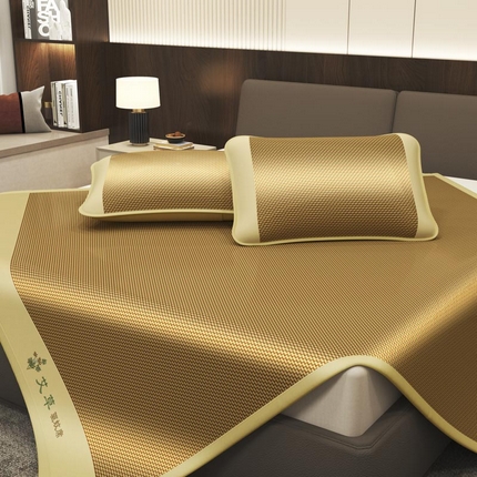 91家纺网 家纺一手货源 找家纺 （总）福来临家纺 2025艾草冰藤席 