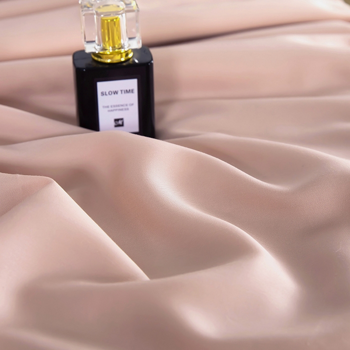 91家纺网 家纺一手货源 找家纺 天瑜家纺 2025新款纯色天丝夏被 纯豆沙