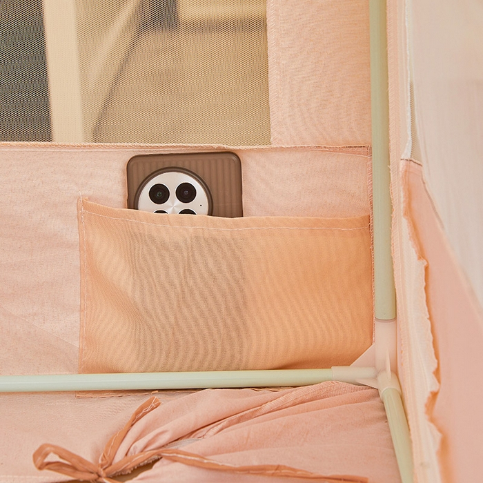 91家纺网 家纺一手货源 找家纺 2025新款常规款子母印花遮光蚊帐 调皮狗