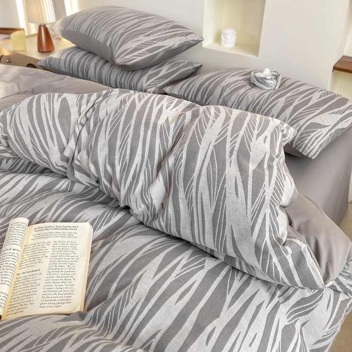 91家纺网 家纺一手货源 找家纺 凡客家居 2025新款60s色织提花系列四件套 佩斯