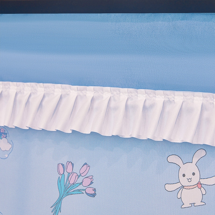 91家纺网 家纺一手货源 找家纺 迪凡保罗2025新款2504专版印花遮光帘上下铺子母蚊帐-常规款 梦幻少女