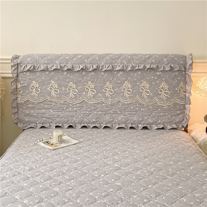 91家纺网 家纺一手货源 找家纺 十个点2025新款亲肤夹棉床头罩 迷迭香