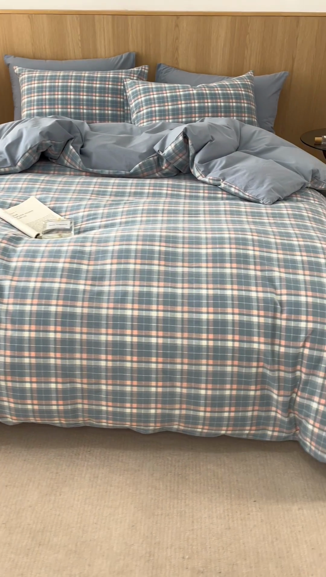 91家纺网 家纺一手货源 找家纺 （总）趣色家纺 2025新款全棉色织水洗棉四件套