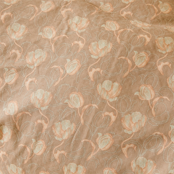 91家纺网 家纺一手货源 找家纺 缦彩 【加微信送买家秀】2025新款母婴级双层纱宽边床单四件套 青花瓷