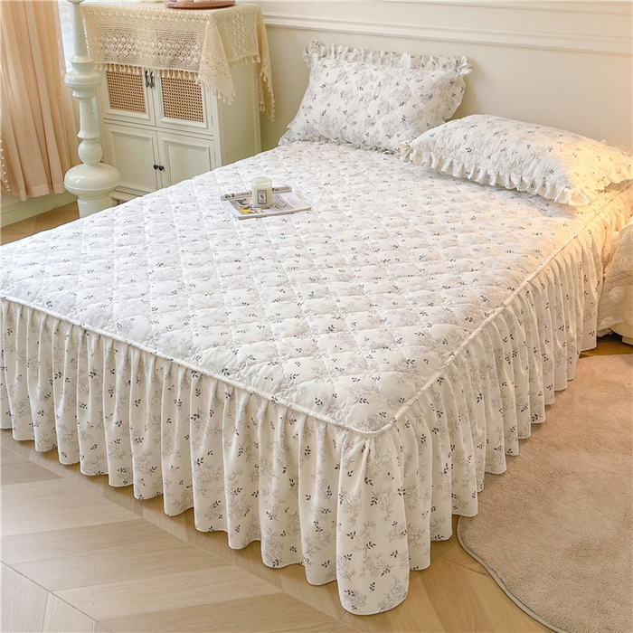 91家纺网 家纺一手货源 找家纺 （总）十个点2025新款针织棉 夹棉床笠式床裙床头罩系列 