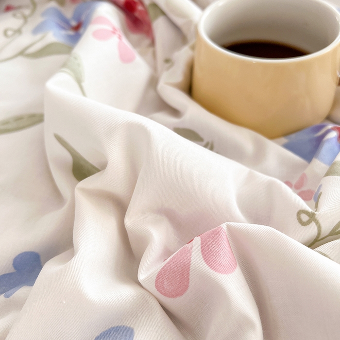 91家纺网 家纺一手货源 找家纺 尊妙被业 2025新款里外全棉印花棉花被纯棉夏被夏凉被全棉棉花夏凉被繁花舒暖