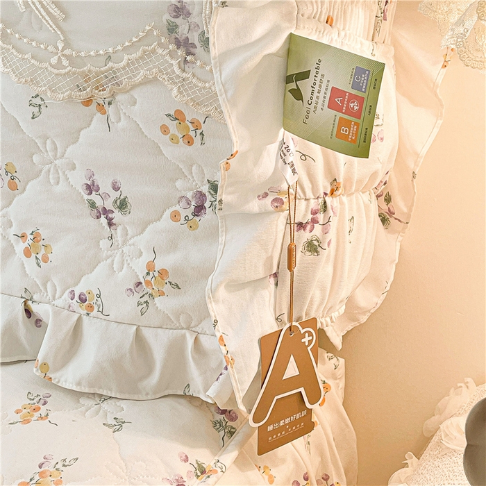 91家纺网 家纺一手货源 找家纺 十个点2025新款亲肤夹棉床头罩 普罗旺斯