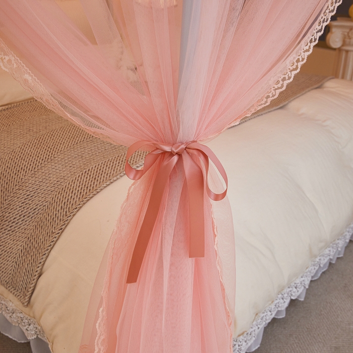 91家纺网 家纺一手货源 找家纺 梦尔佳 2025新款落地款蚊帐-赏心悦目系列860型号 藕玉