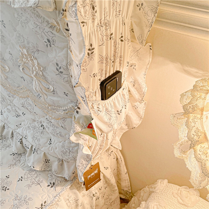 91家纺网 家纺一手货源 找家纺 十个点2025新款亲肤夹棉床头罩 茶言观色