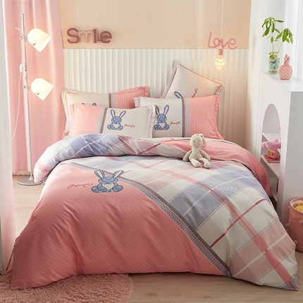 91家纺网 家纺一手货源 找家纺 （总）启航家居2025新款春夏直播爆款全棉大版印花四件套