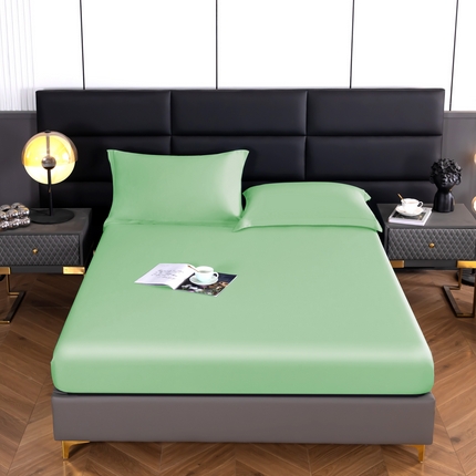 天瑜 2025天丝床笠 床笠 豆绿