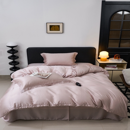 顾家家居  2025新款纯色兰精天丝四件套 优雅紫