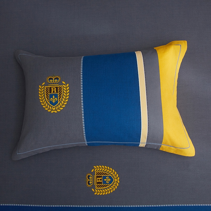 91家纺网 家纺一手货源 找家纺 启航家居2025新款春夏直播爆款全棉大版印花四件套 卡菲洛