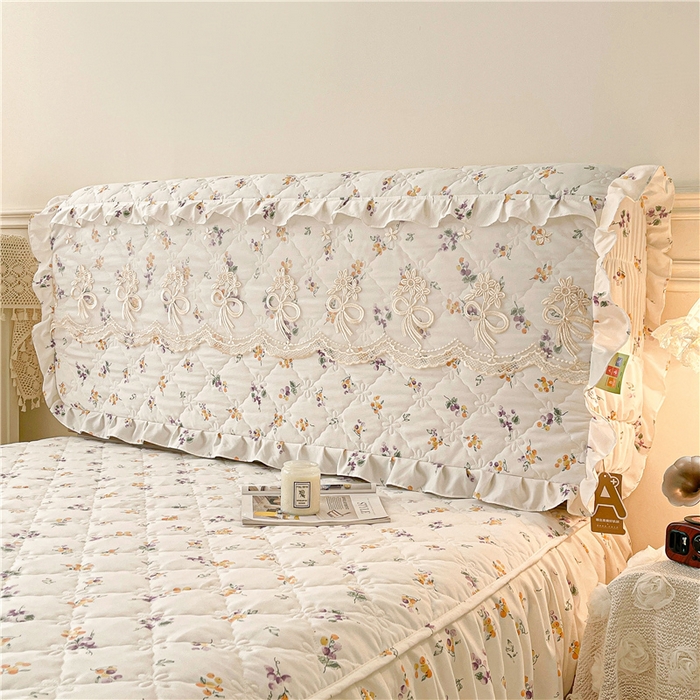 91家纺网 家纺一手货源 找家纺 十个点2025新款亲肤夹棉床头罩 普罗旺斯