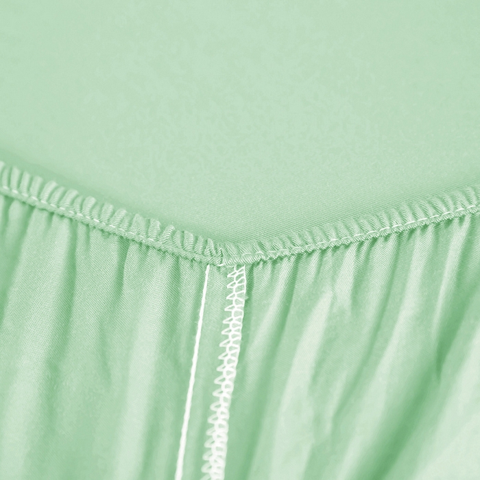 91家纺网 家纺一手货源 找家纺 天瑜家纺 2025新款纯色天丝夏被 纯豆绿