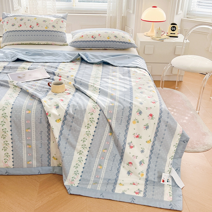 91家纺网 家纺一手货源 找家纺 尊妙被业 2025新款里外全棉印花棉花被纯棉夏被夏凉被全棉棉花夏凉被安暖入夏