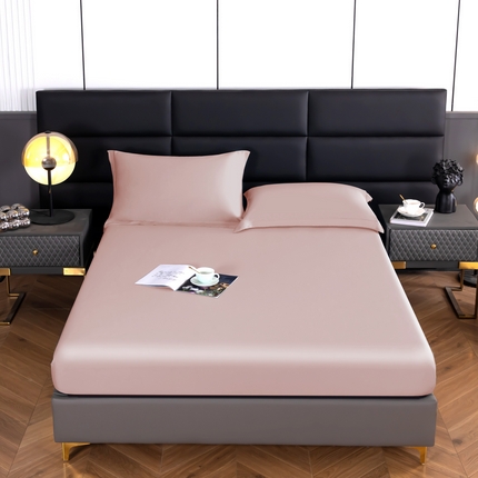 天瑜 2025天丝床笠 床笠  纯豆沙